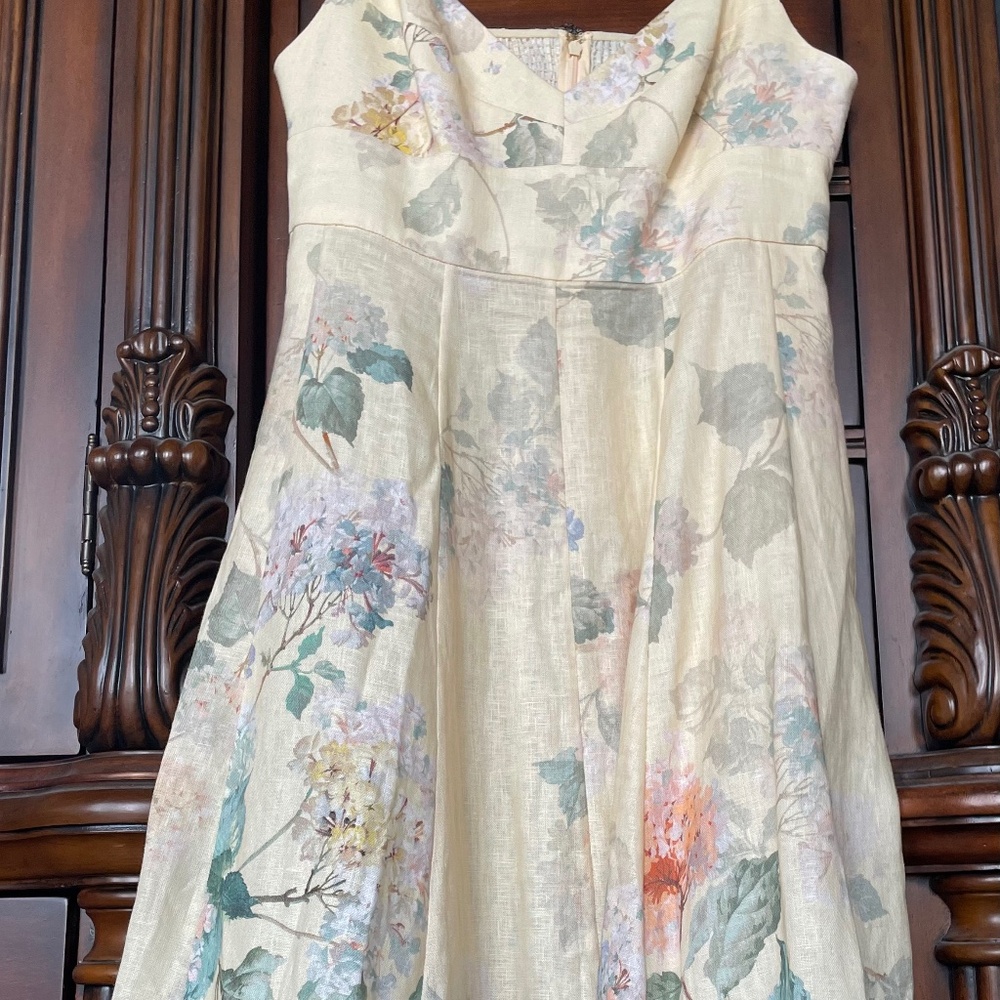 Zimmerman Illuminate Picnic Dress in Lemon Hydrangea